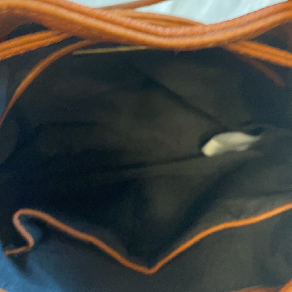 Cognac fringe shoulder bag- NWOT - Picture 4 of 5